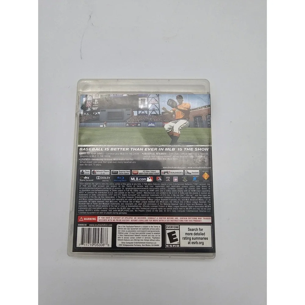 MLB 15: The Show (Sony PlayStation 3, 2015)